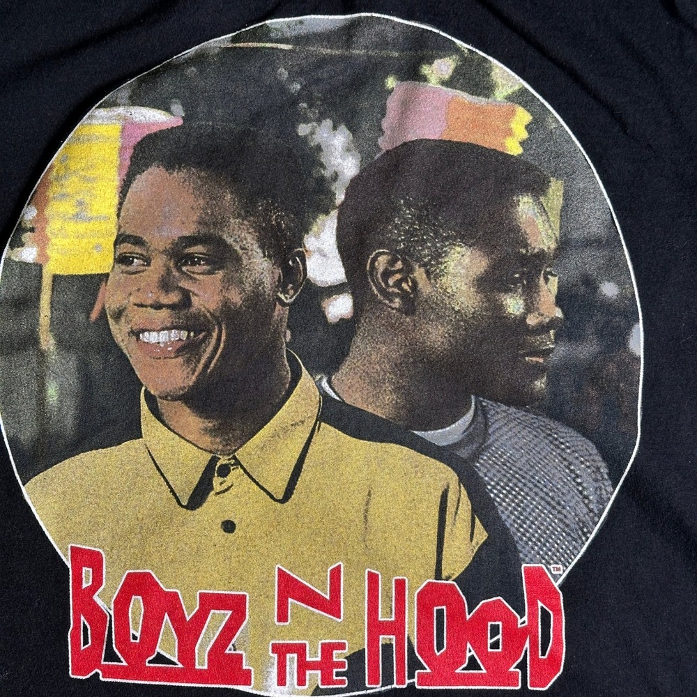 Boyz n the Hood Movie Graphic T Shirt‎ Black Short Sleeve Crew Neck Sz Small